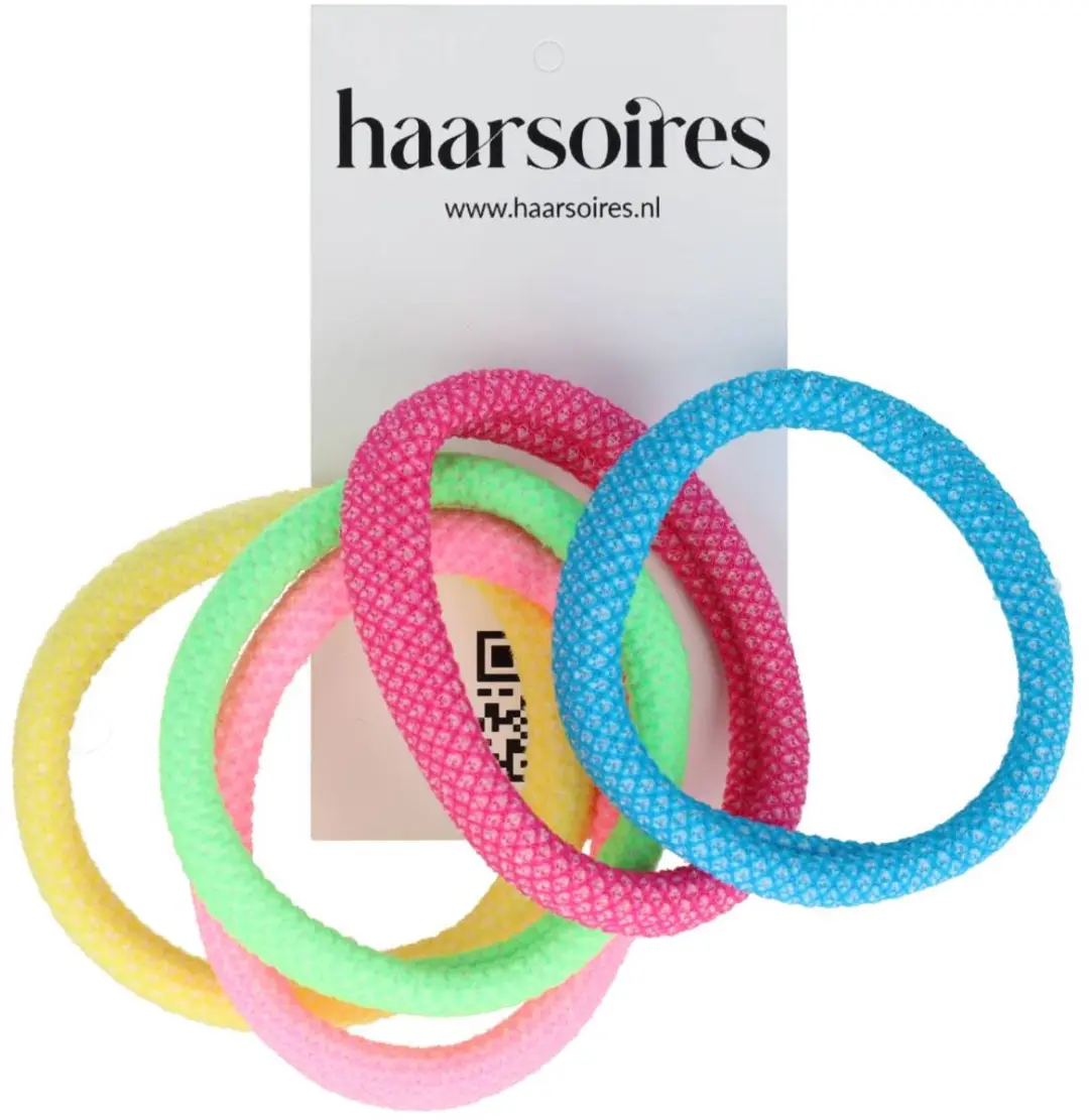 Haarsoires Haarelastieken Basic - Multicolor - 5 Stuks