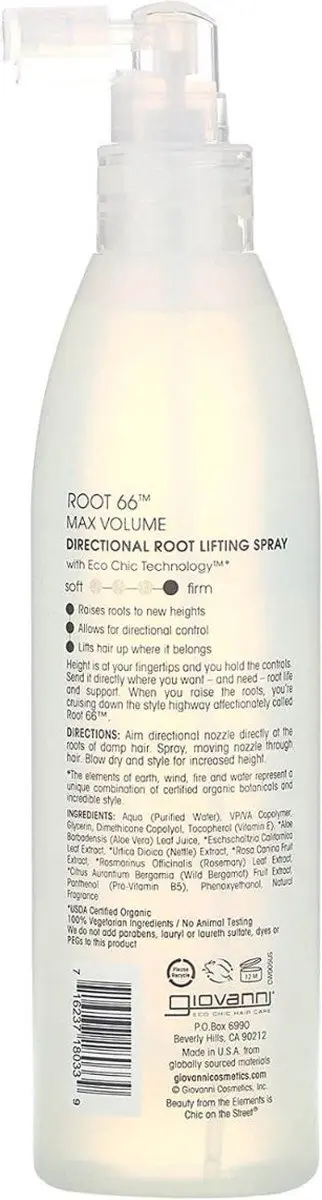 Giovanni Root 66 Max Volume Hair Root Lifting Spray 250ml