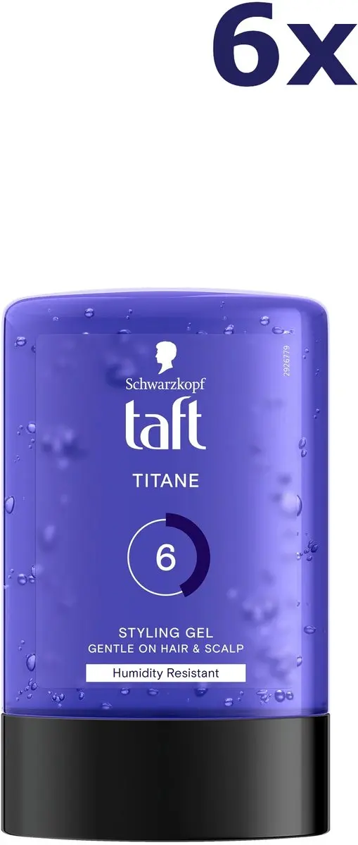 Taft Titane Styling Gel - 6x300ml - afbeelding 6 van 6