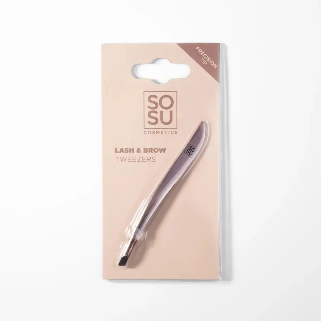 Sosu Lash and Brow Tweezers - Rose Gold