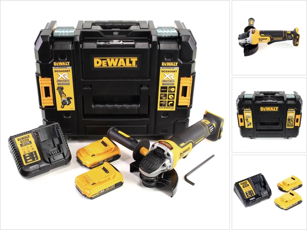 DeWalt DCG406 D2 Haakse Slijper 18V 125mm