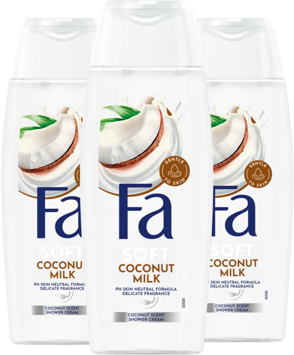 Fa Douchegel Coconut Milk 250ml - 3 Stuks
