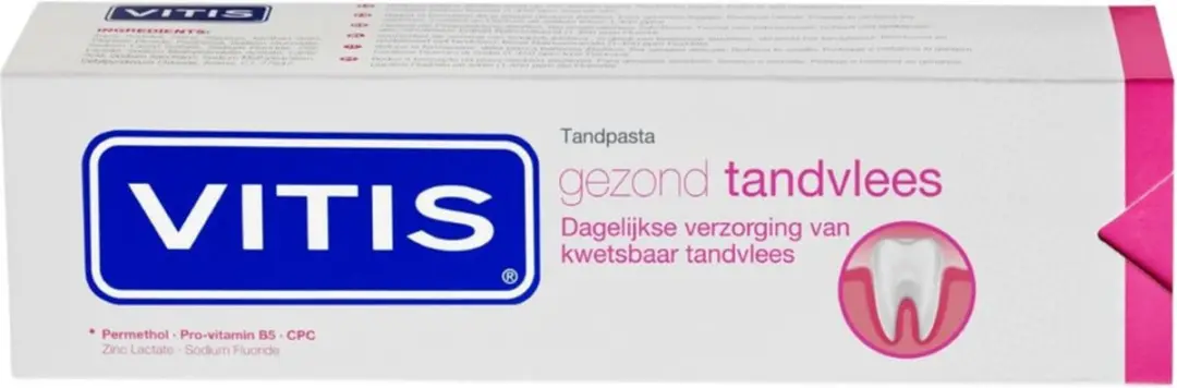 Vitis Gezond Tandvlees Tandpasta 75ml - 3 Stuks