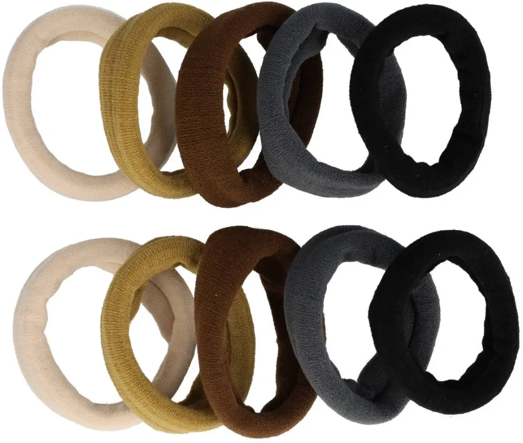 Haarsoires Haarelastieken Basic - Multicolor Mix - 10 Stuks