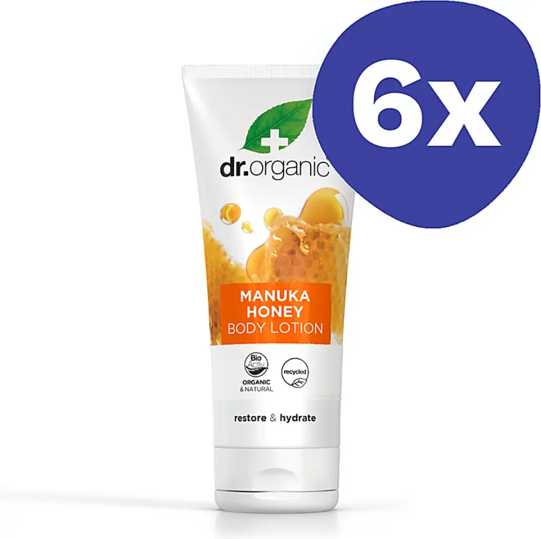 Dr. Organic Manuka Honing Huidlotion 200ml - 6 Stuks