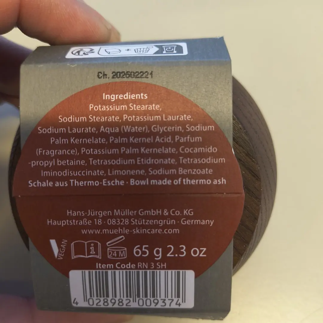 Mühle Scheerzeep Sandalwood 65g