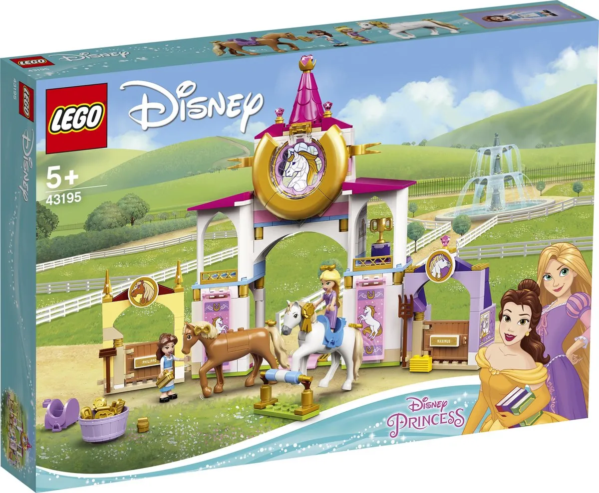 LEGO Disney Belle en Rapunzel Koninklijke Paardenstal 43195 - 239 Stukken