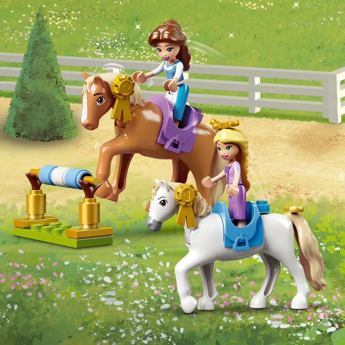 LEGO Disney Belle en Rapunzel Koninklijke Paardenstal 43195 - 239 Stukken