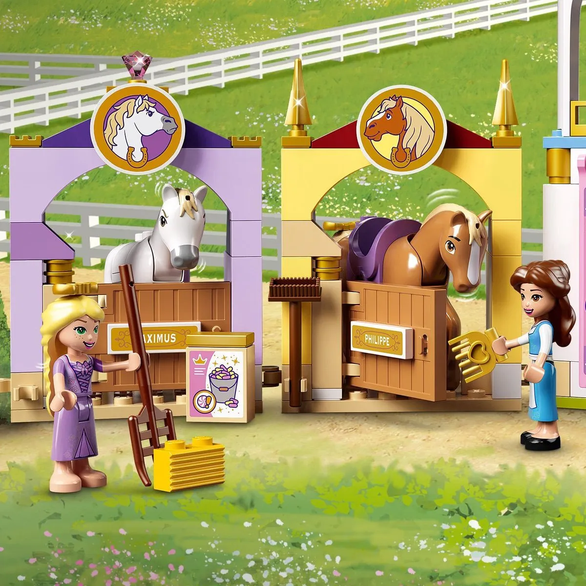 LEGO Disney Belle en Rapunzel Koninklijke Paardenstal 43195 - 239 Stukken