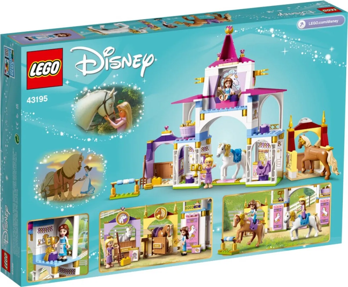LEGO Disney Belle en Rapunzel Koninklijke Paardenstal 43195 - 239 Stukken - afbeelding 6 van 6