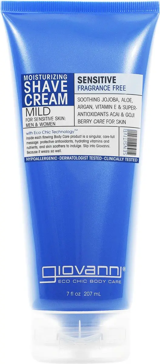 Giovanni Cosmetics Moisturizing Shave Cream Sensitive 207ml