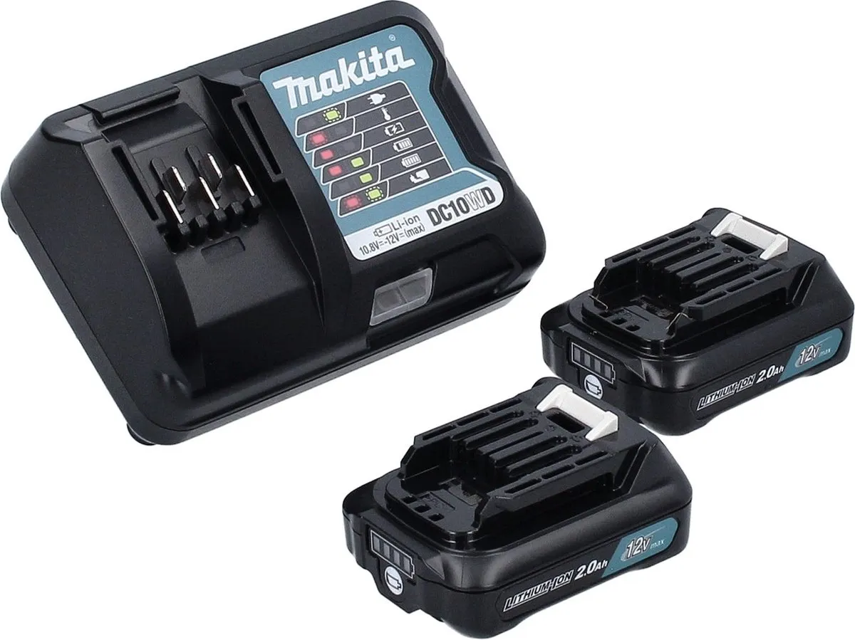 Makita HP333DWAE Accuboormachine - 12V - 2x 2.0Ah Accu's - afbeelding 3 van 6