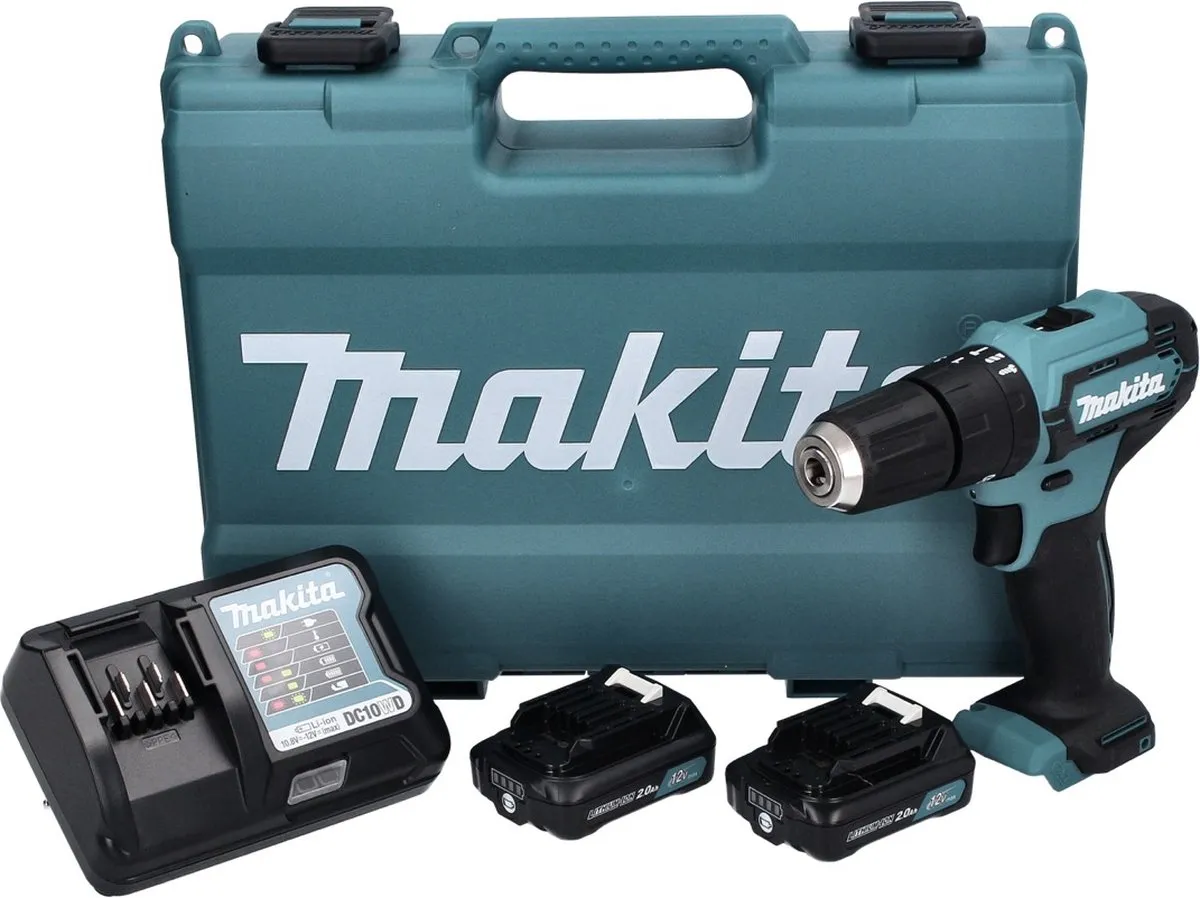 Makita HP333DWAE Accuboormachine - 12V - 2x 2.0Ah Accu's - afbeelding 4 van 6