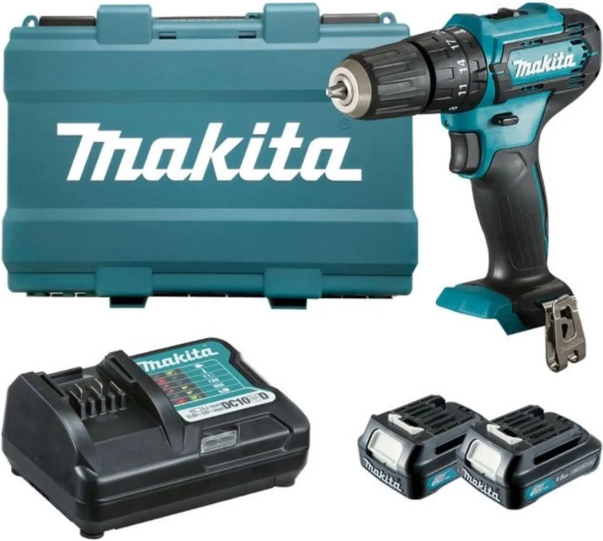 Makita HP333DWAE Accuboormachine - 12V - 2x 2.0Ah Accu's - afbeelding 2 van 6