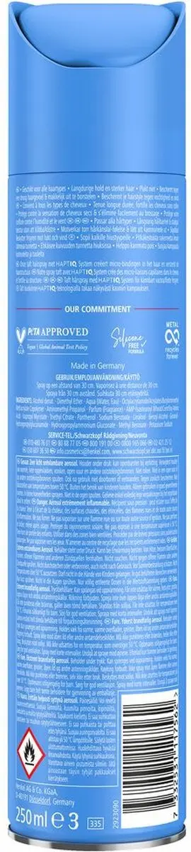 Taft Hairspray Ultra Strong 250ml - afbeelding 6 van 6