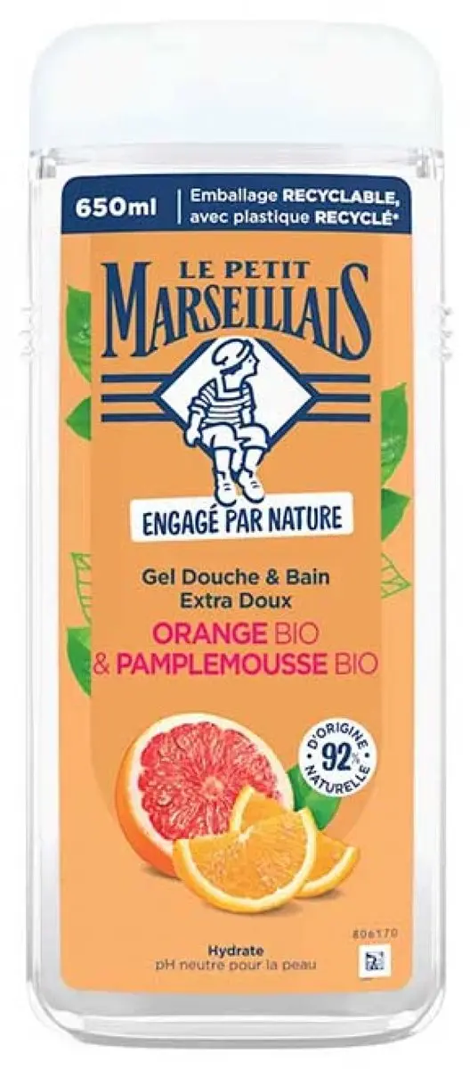 Le Petit Marseillais Sinaasappel & Grapefruit Bad & Douchegel 650ml