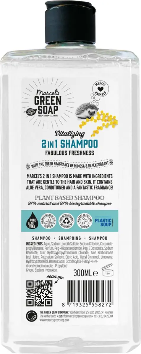Marcel's Green Soap Douchegel Mimosa & Zwarte Bes 300ml