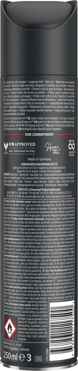 Taft Power Invisible Haarspray 250ml - 6x - afbeelding 6 van 6