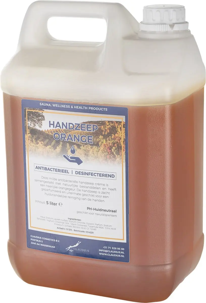 Splashbox Cosmetics Handzeep Orange 5L