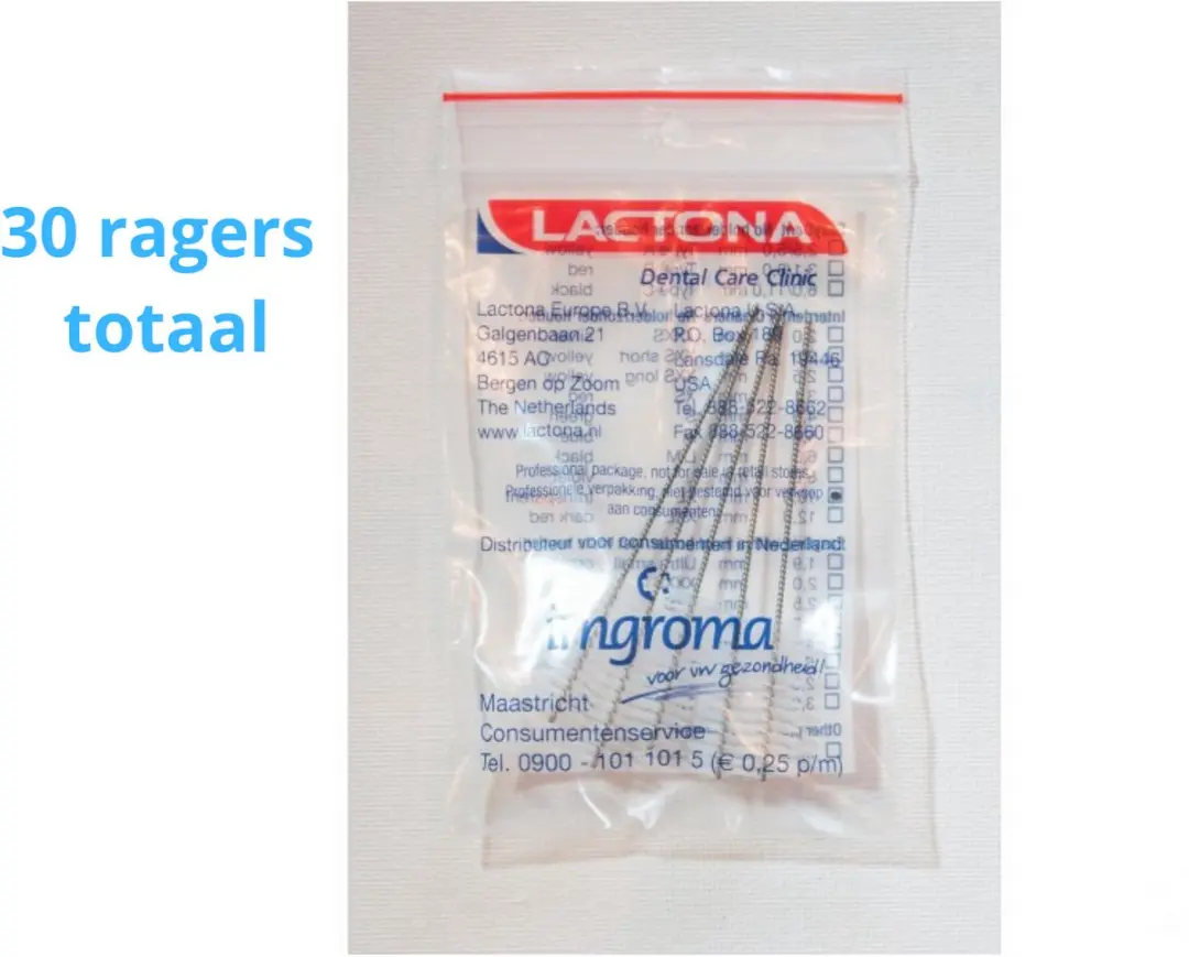 Lactona Interdentaal Ragers X-Large 10mm - 30 Stuks