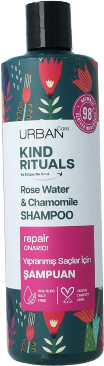 Urban Care Kind Rituals Rozenwater Kamille Shampoo 400ml