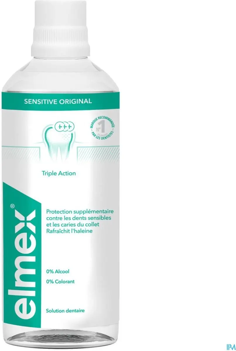 Elmex Sensitive Tandspoeling 400ml - 12 Stuks