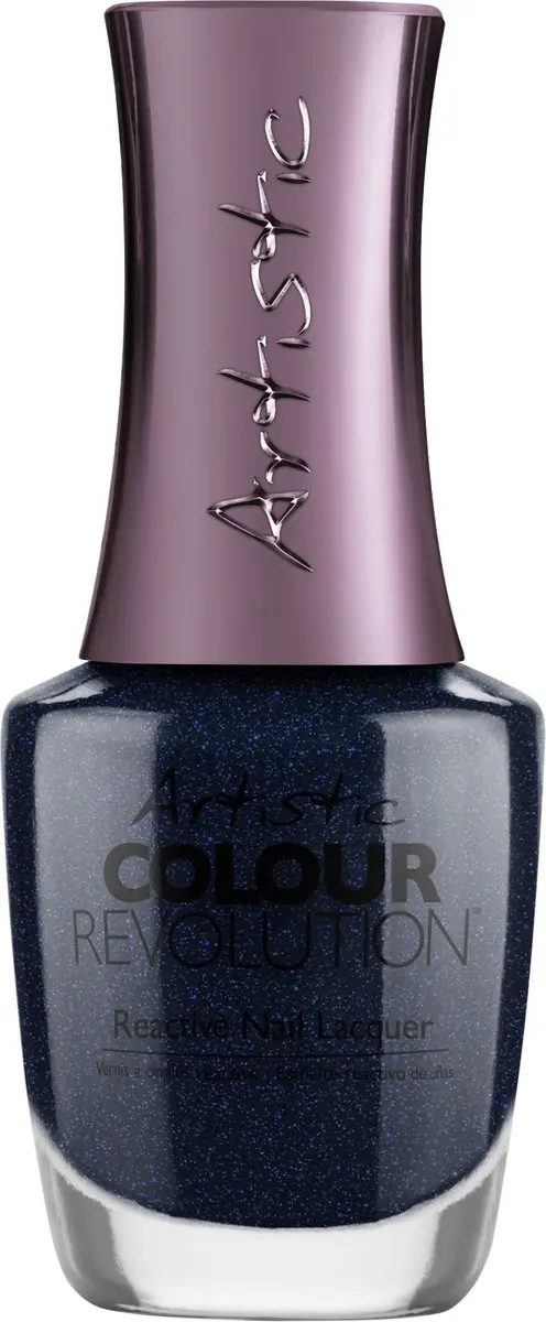 Artistic Nail Design Colour Revolution Backstage Access Royal Blue Glitter
