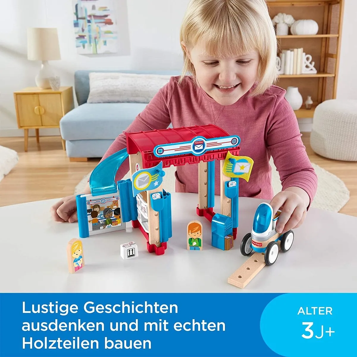 Fisher Price Wonder Makers Postkantoor - 35 Onderdelen - 2 Figuren