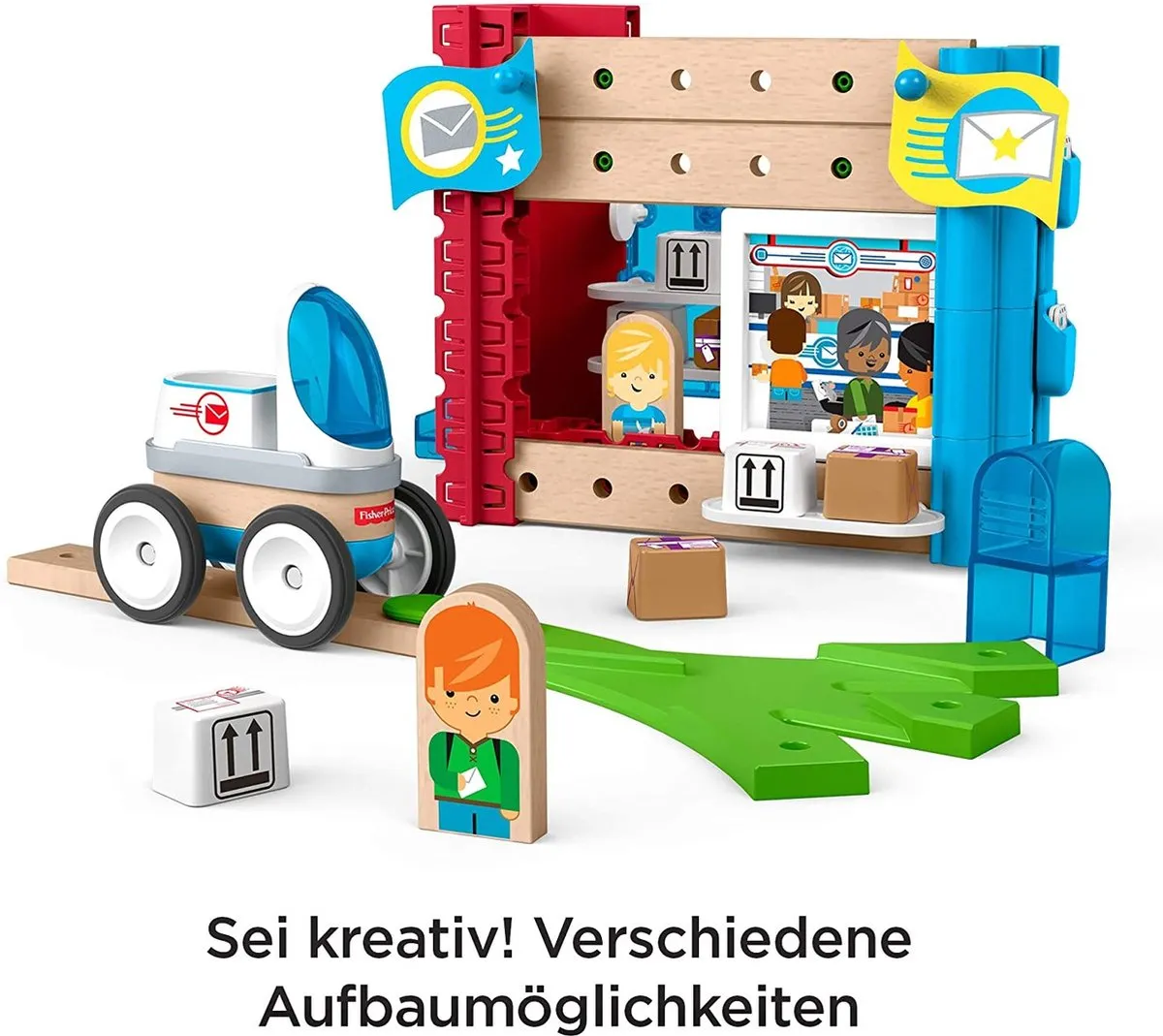 Fisher Price Wonder Makers Postkantoor - 35 Onderdelen - 2 Figuren
