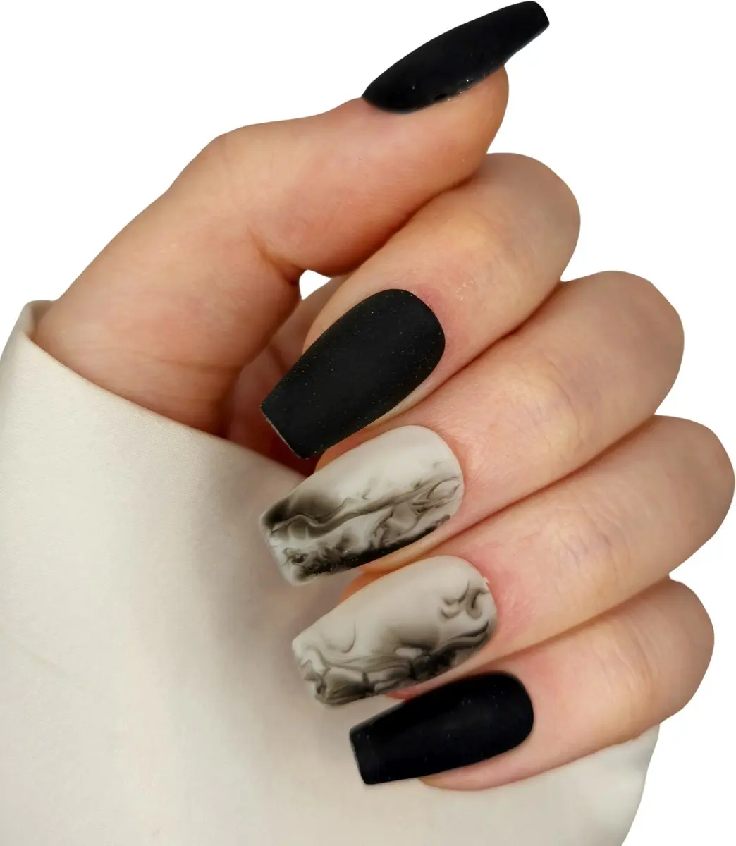 SD Press on Nails B190 Plaknagels