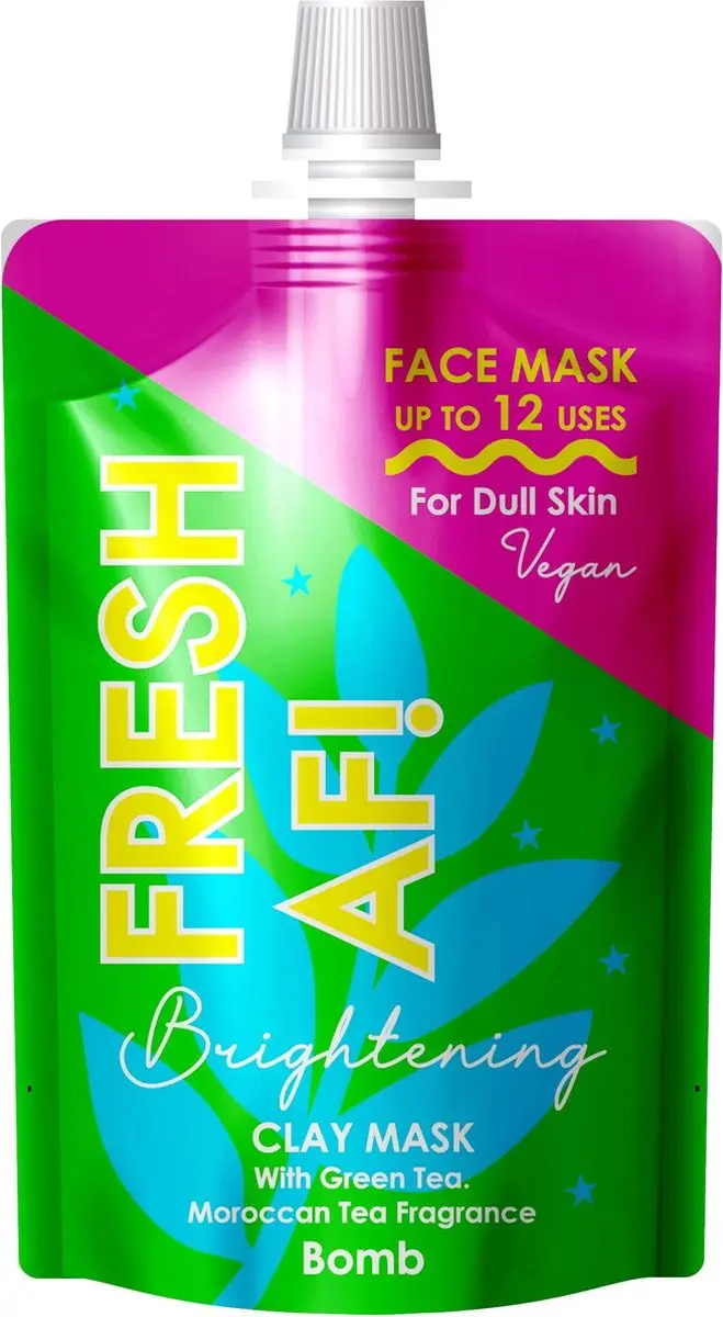 Bomb Cosmetics Fresh AF Brightening Clay Mask 50ml