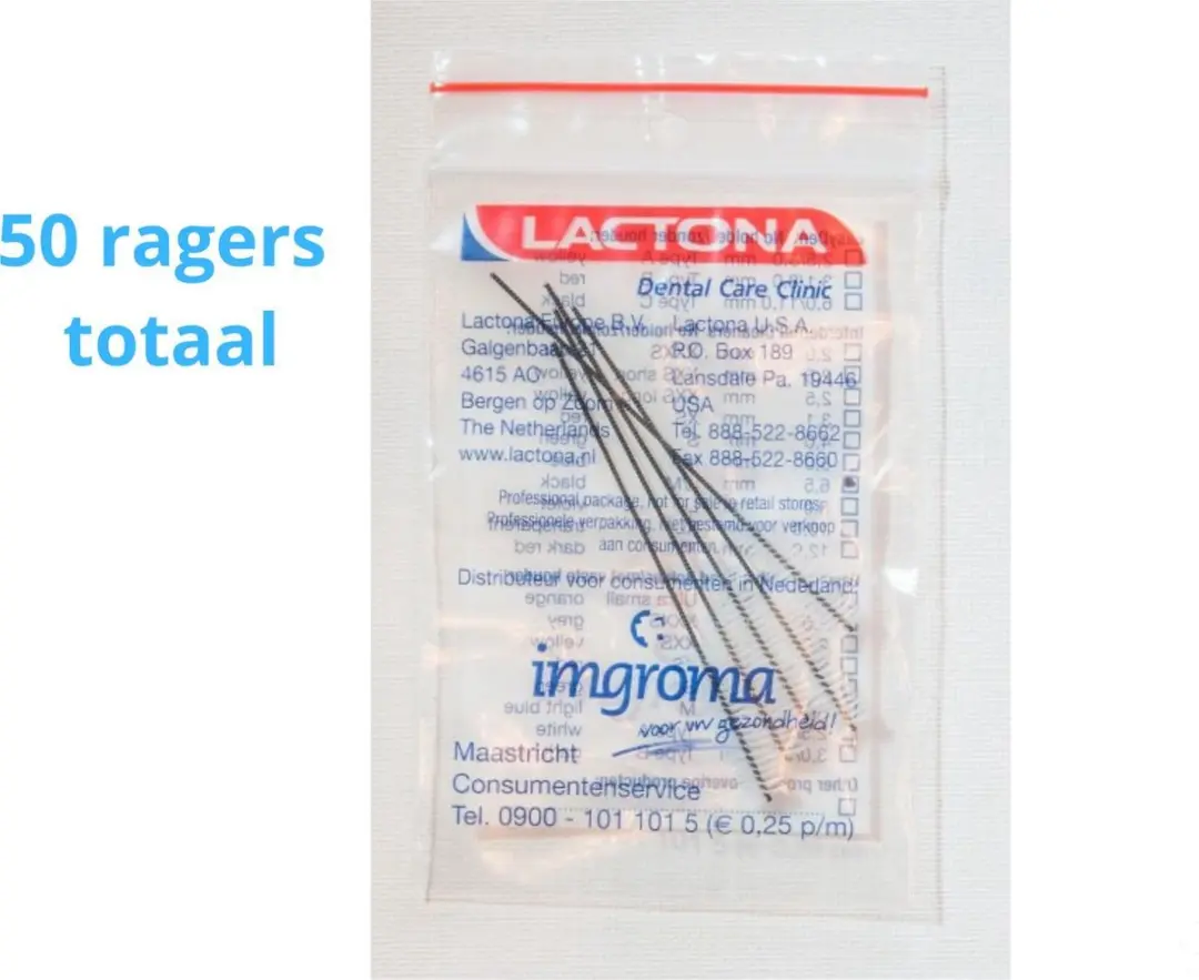 Lactona Interdentaal Ragers Large/Medium 65mm