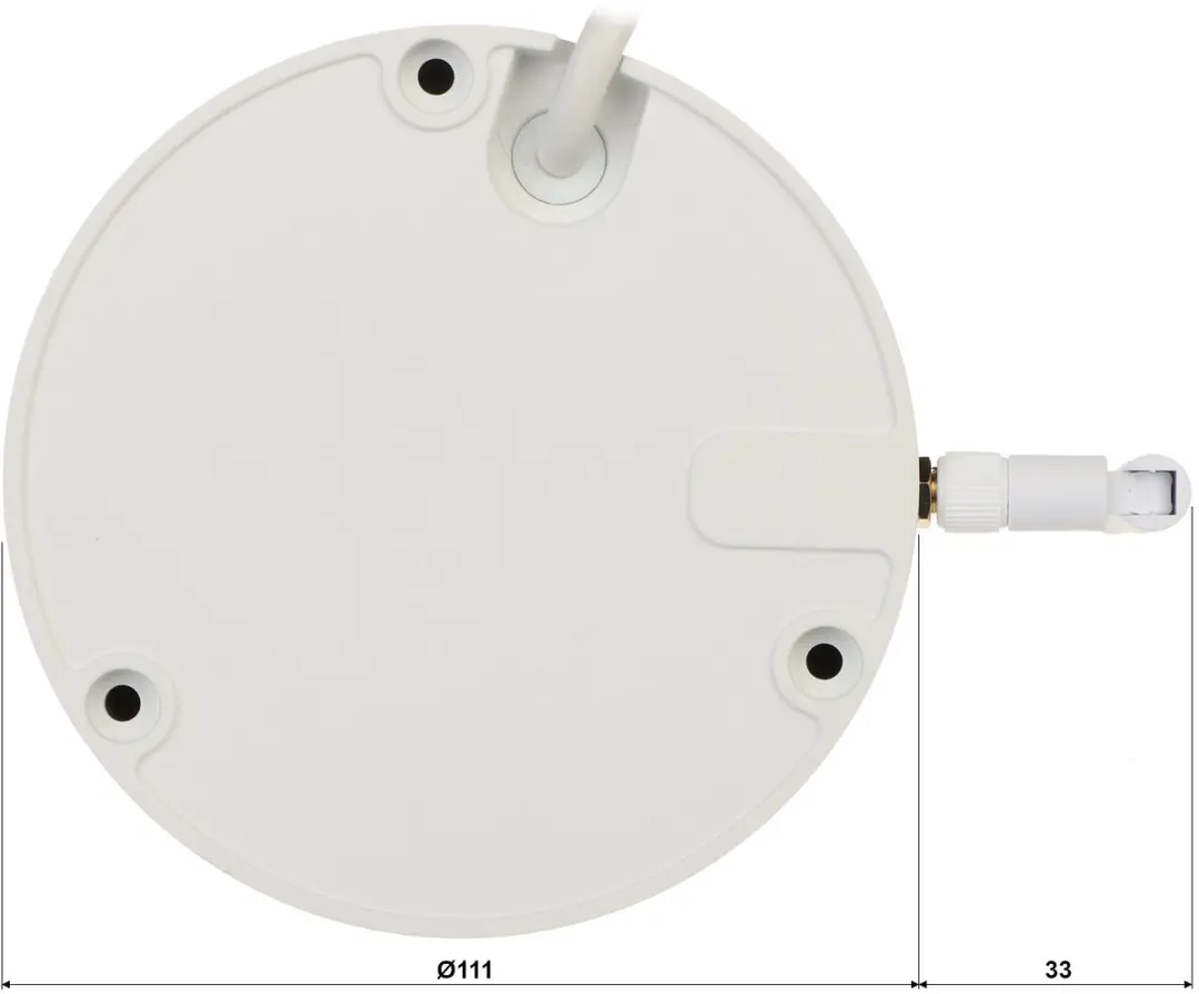 Dahua IPC-HDBW1430DE-SW Beveiligingscamera 4MP - 2.8mm Wit - afbeelding 6 van 6