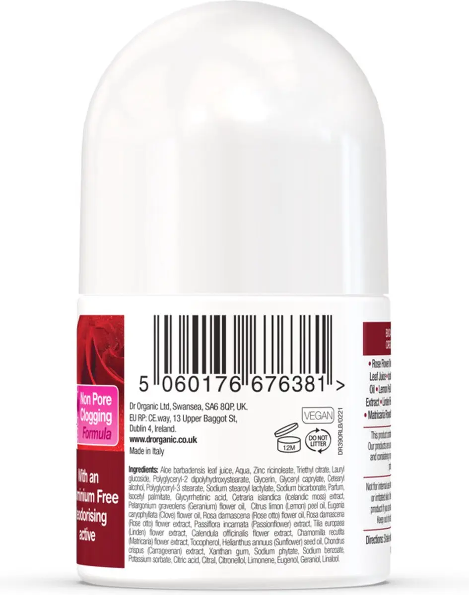Dr Organic Rozen Otto Deodorant 6x50ml