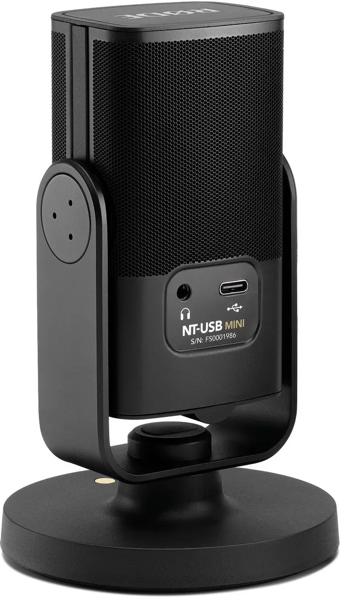 RØDE NT-USB Mini Condensatormicrofoon - Zwart
