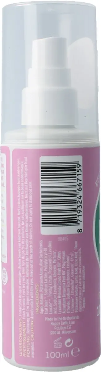 Happy Earth Deo Spray Lavendel Ylang - 100ml