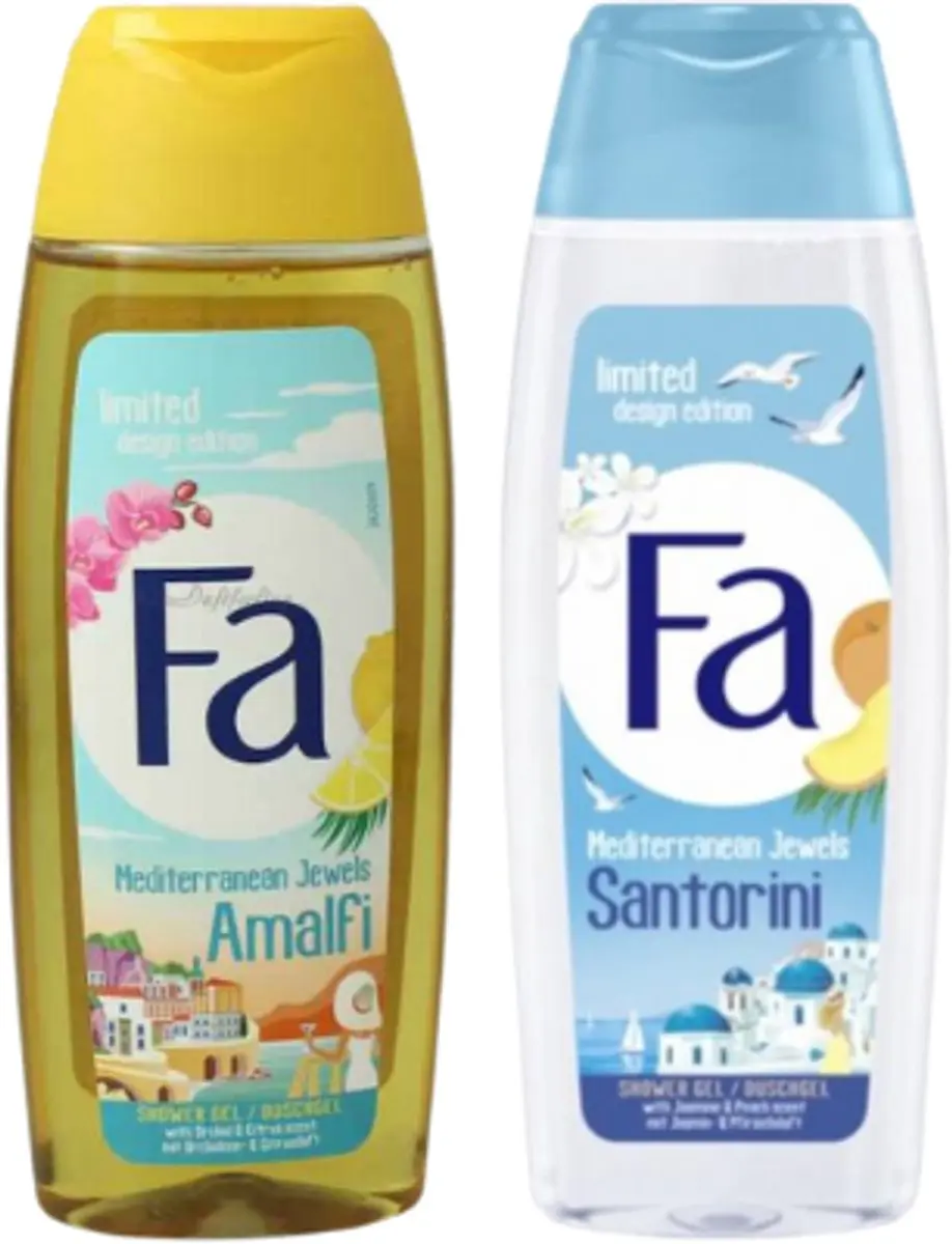Fa Douchegel Mediterraan Jewels Multipack