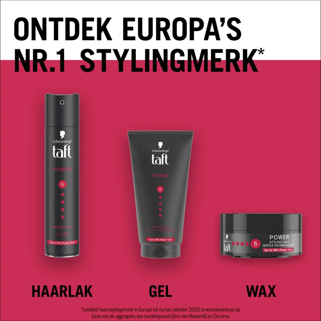 Taft Power Styling Gel Sterke Fixatie - 6x150ml