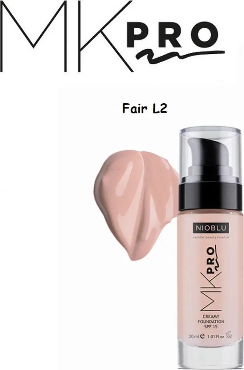 NIOBLU MKPro Creamy Foundation Fair L2