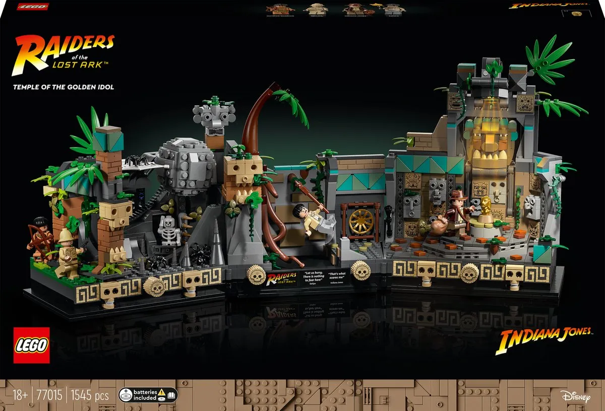 LEGO Indiana Jones Tempel van het Gouden Beeld 77015