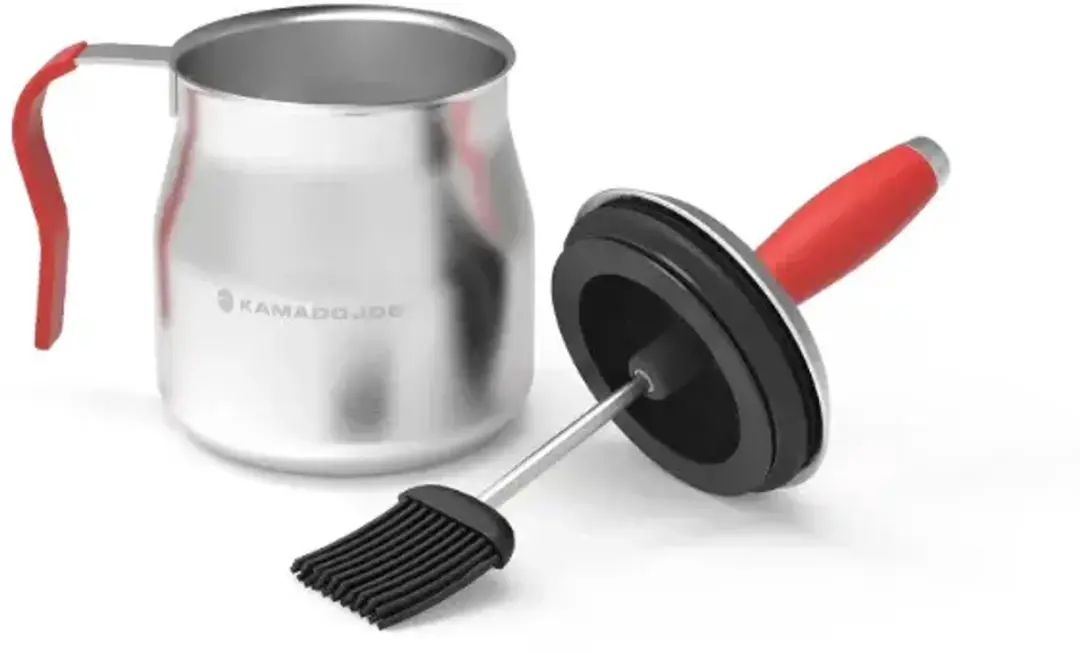 Kamado Joe Basting Pot met Borstel