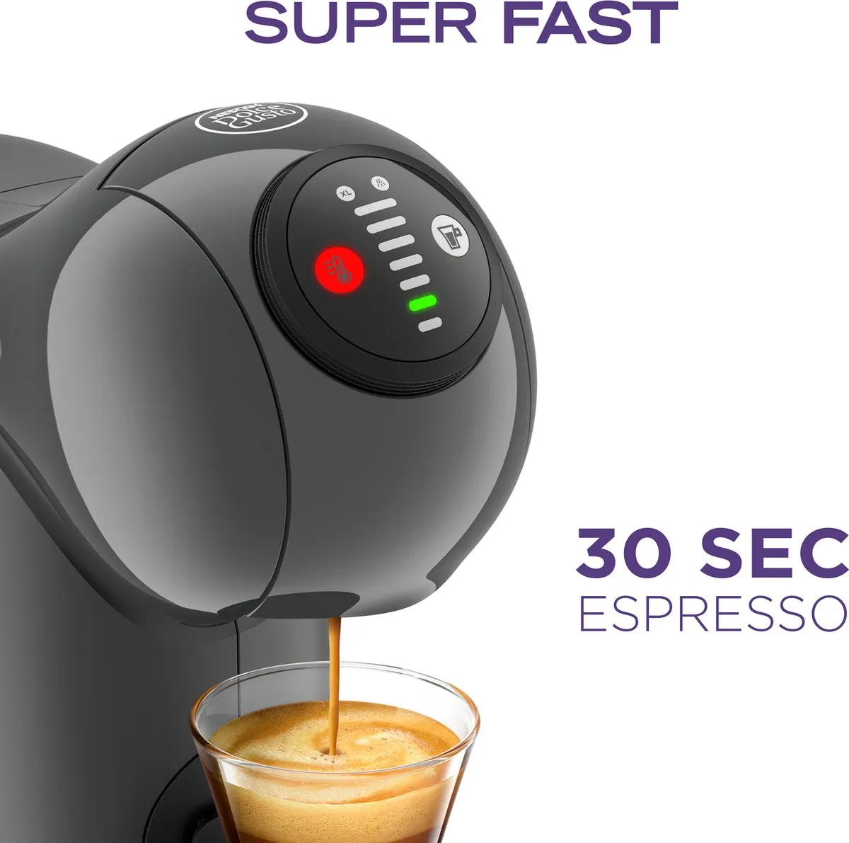 Krups NESCAFÉ Dolce Gusto Genio S KP243B Koffiecupmachine - Antraciet