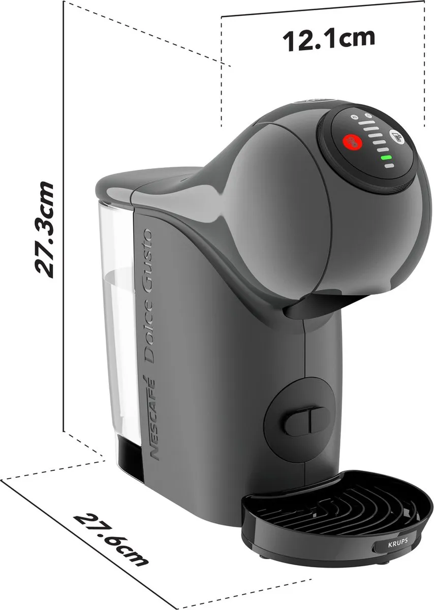 Krups NESCAFÉ Dolce Gusto Genio S KP243B Koffiecupmachine - Antraciet