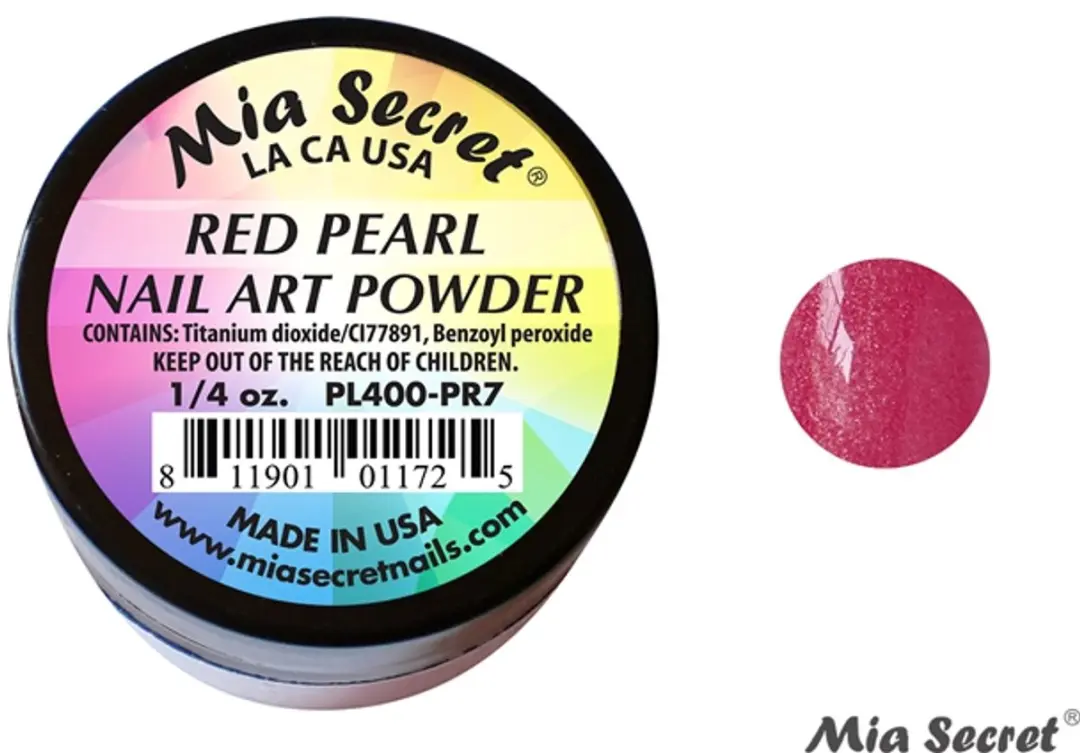 Mia Secret Pearl Acrylpoeder Rood 7.5ml
