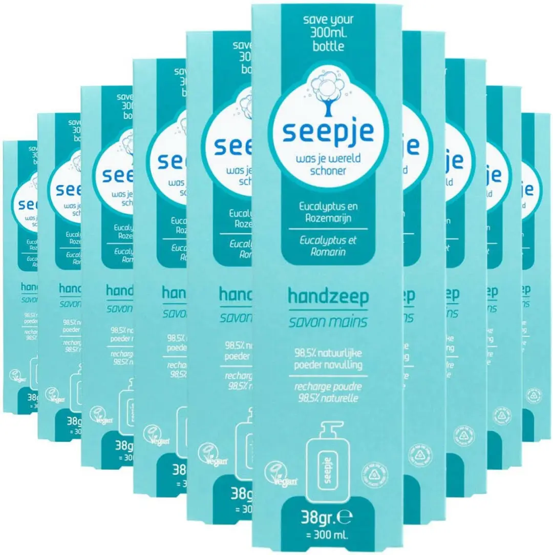 Seepje Handzeep Navulling Eucalyptus Rozemarijn 38ml