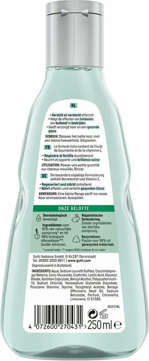 Guhl Nature Repair Shampoo 250ml
