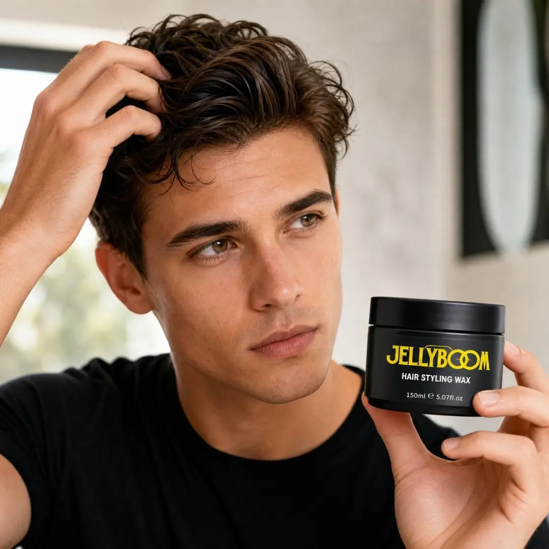 Nishman Hair Styling Wax Jellyboom 150ml - Ultra High Hold