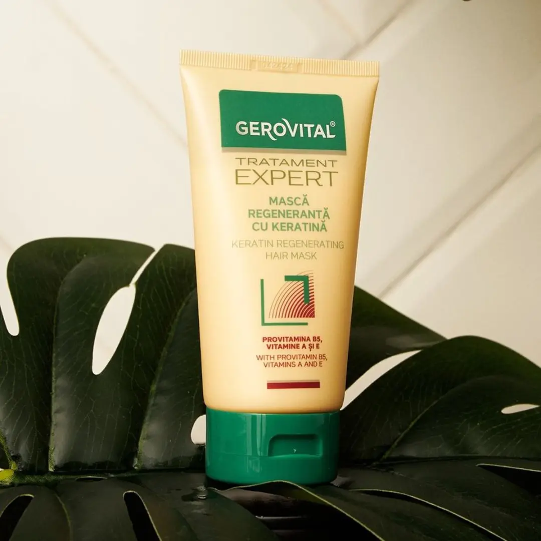 Gerovital Keratine Geschenkset - 550ml (Shampoo, Masker, Serum)