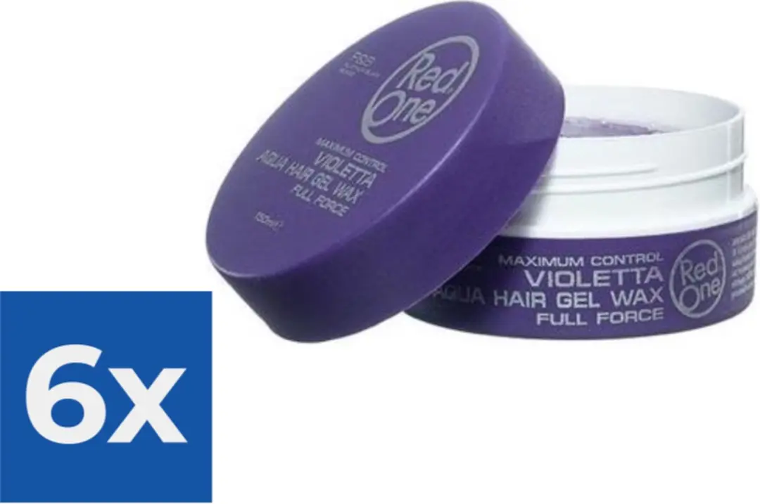 Red One Aqua Hair Gel Wax Quicksilver 150ml