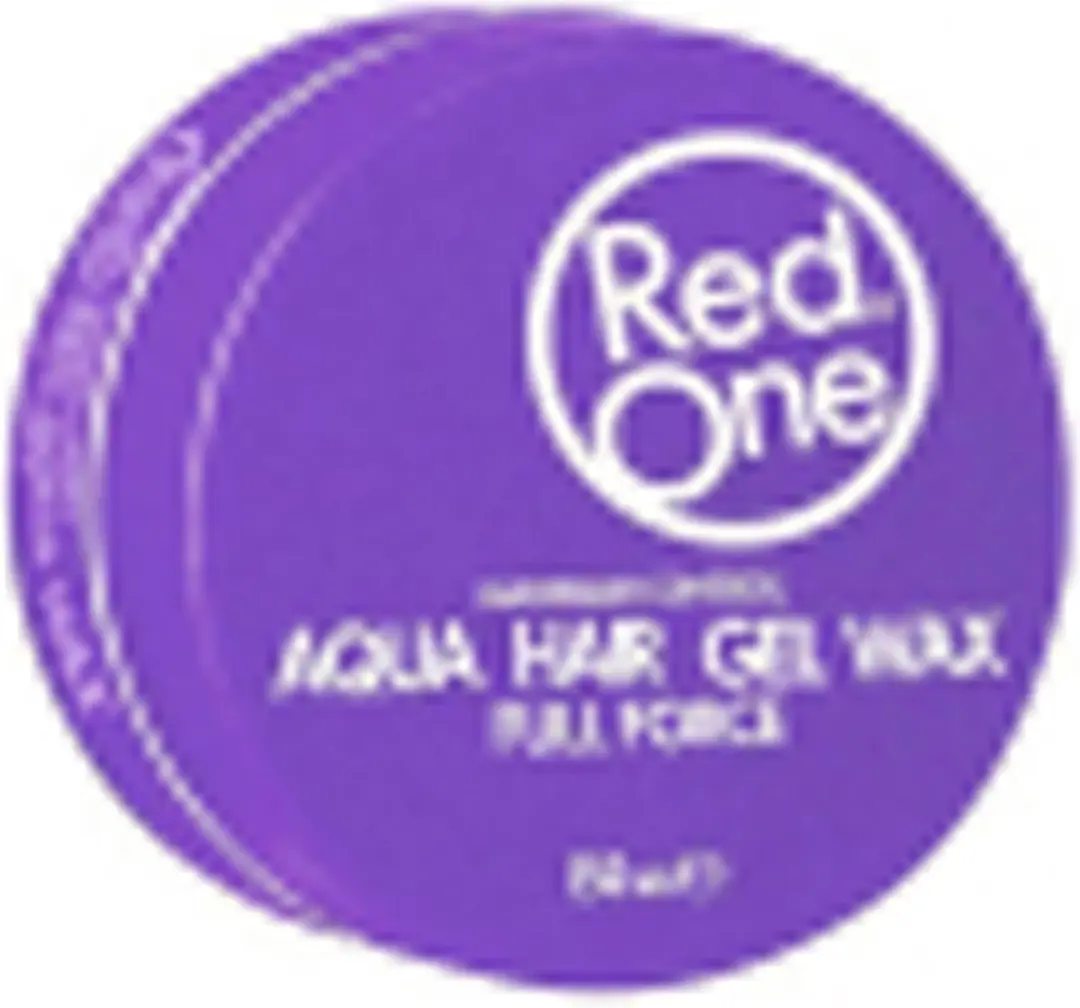 Red One Aqua Hair Gel Wax Quicksilver 150ml - 6 Stuks